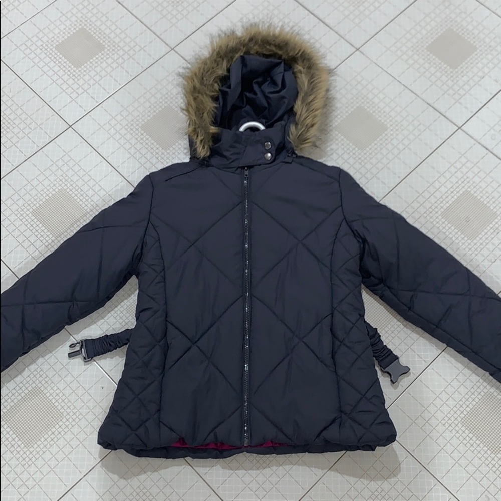 Grey Jacket with Belt